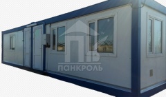 На фото изображен Модульная бойня контейнерного типа для убоя кроликов (до 500 голов/час)